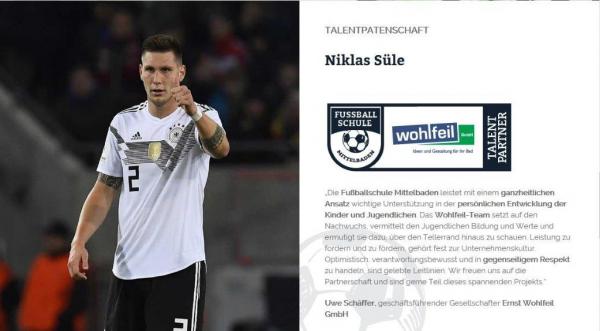 Talentpatenschaft - Niklas Süle