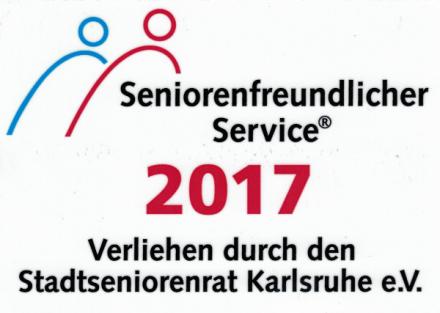 Auszeichnung Seniorenfreundlicher Service
