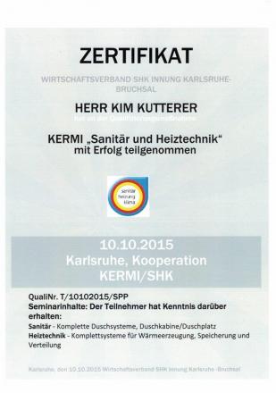 Wohlfeil Zertifikat 10-10-2015 Kim Kutterer